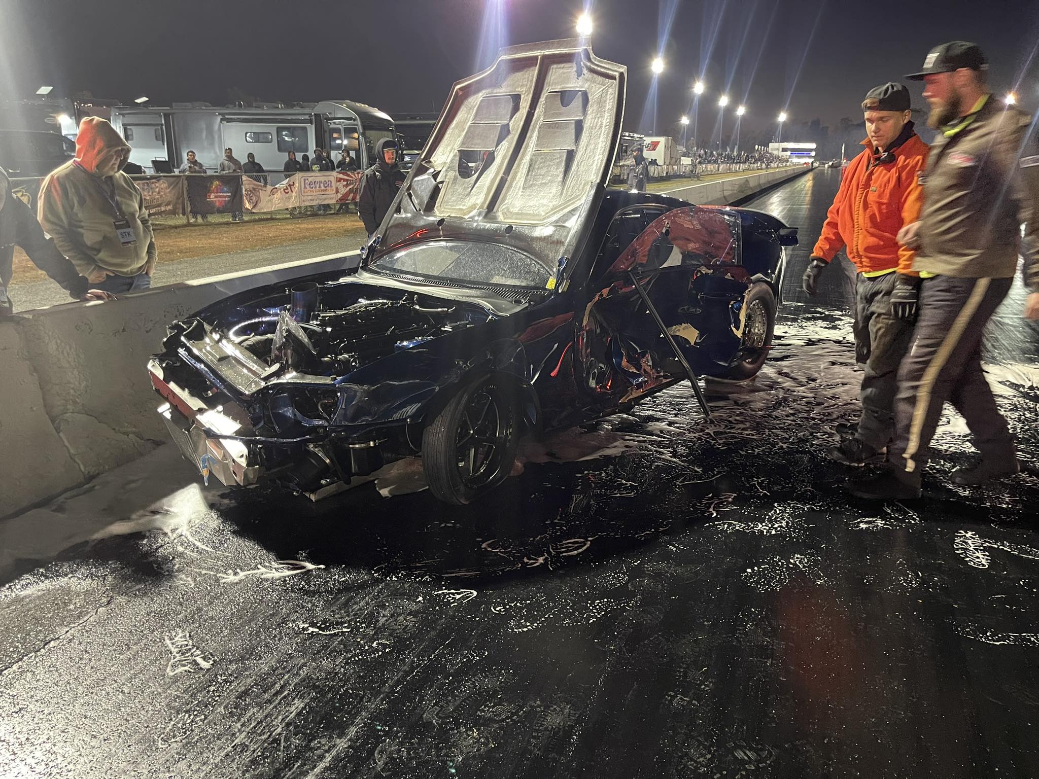 Stick Shift Star Comes Up Big To Support Fellow Racer After Crash