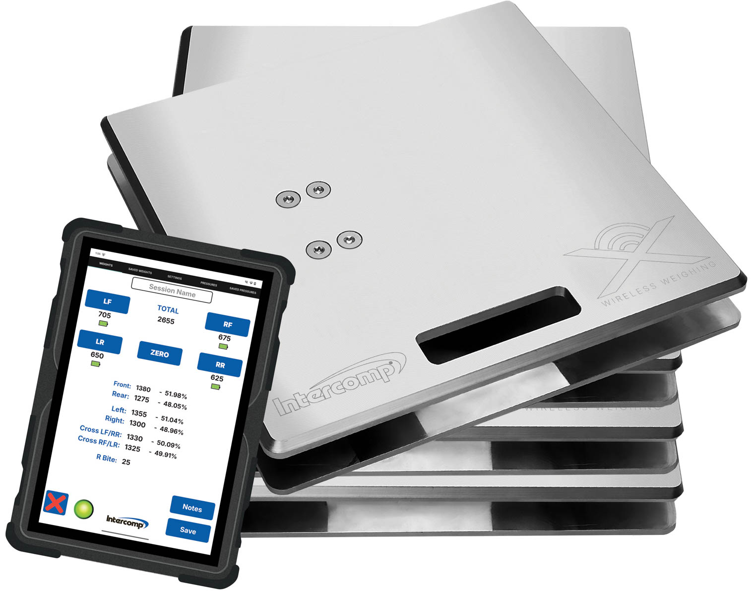 Intercomp Weighing System Enhances Racing Performance