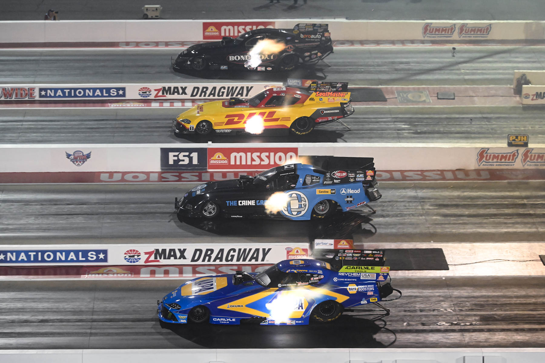 4-Wide Nationals Highlights from zMax Dragway