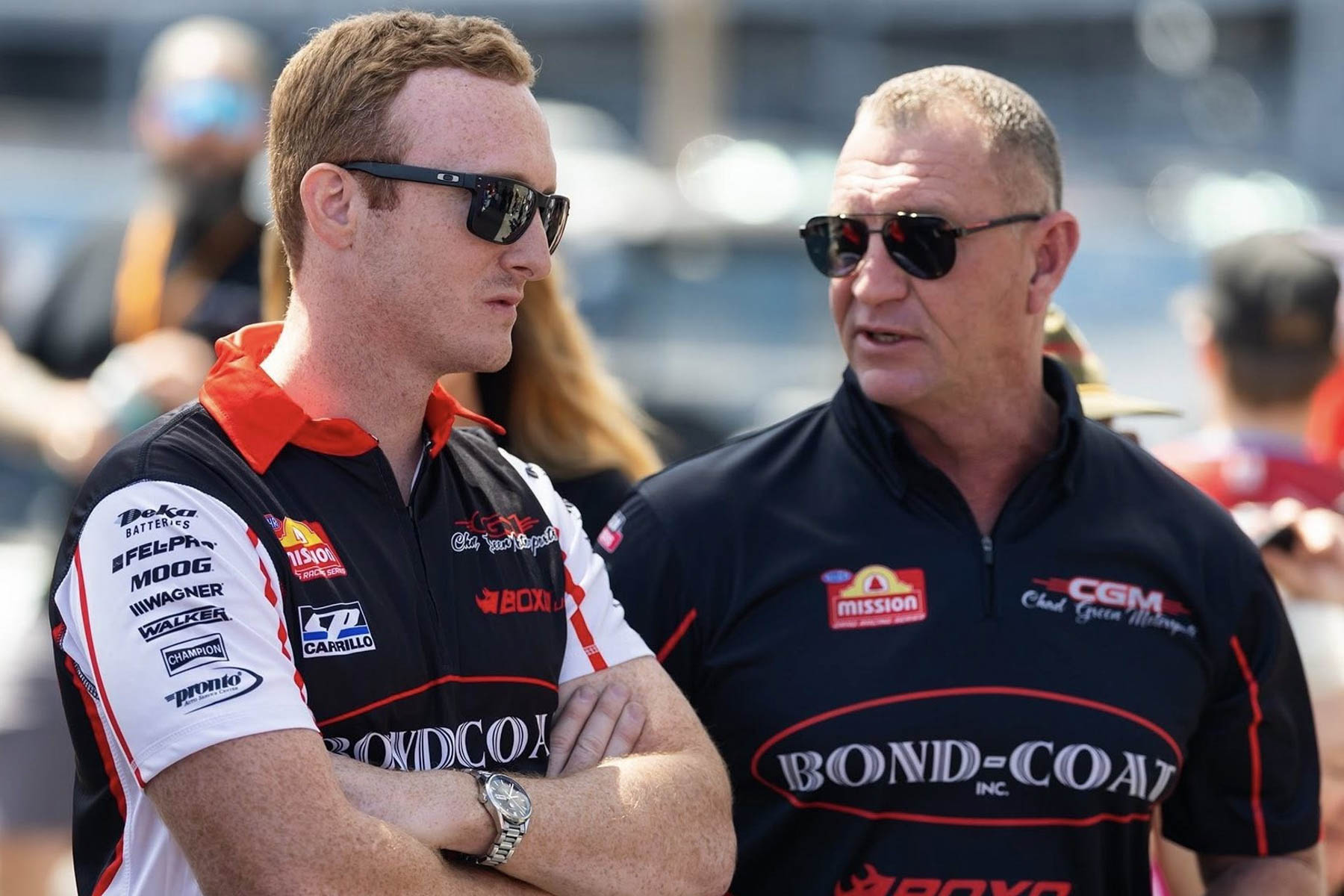 For most families, weekends are spent around the dinner table, at youth sporting events, or relaxing after a busy workweek. For Chad and Hunter Green, weekends mean climbing into separate 12,000-horsepower Funny Cars capable of topping 330 mph and competing against the best nitro racers in the world.