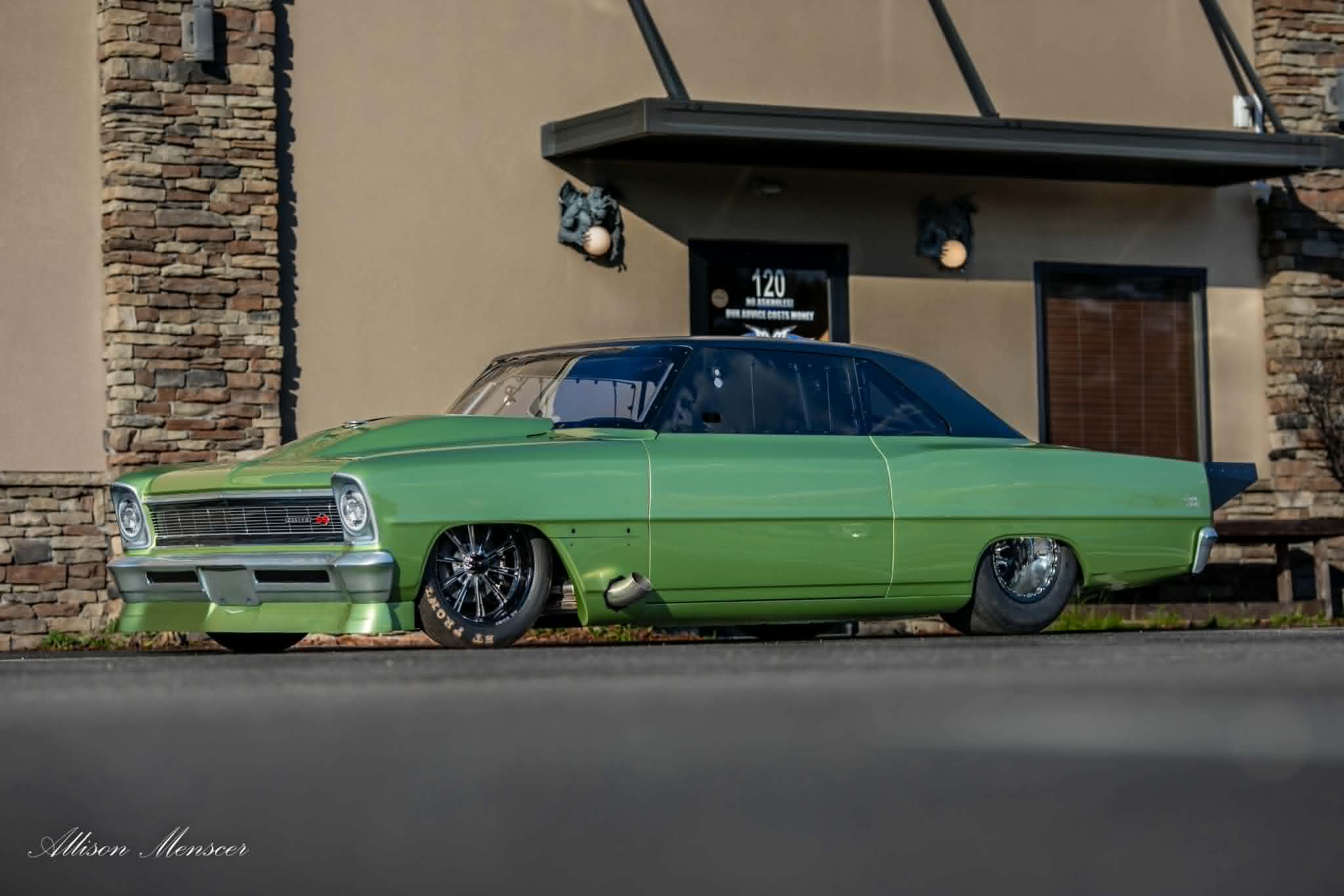 Brian Brooks Shows Off Stunning New Nitrous No-Time Chevy II