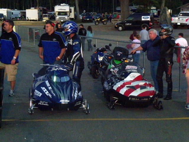 Records Go Down As The NSA Snowmobiles Hit The Asphalt At NED