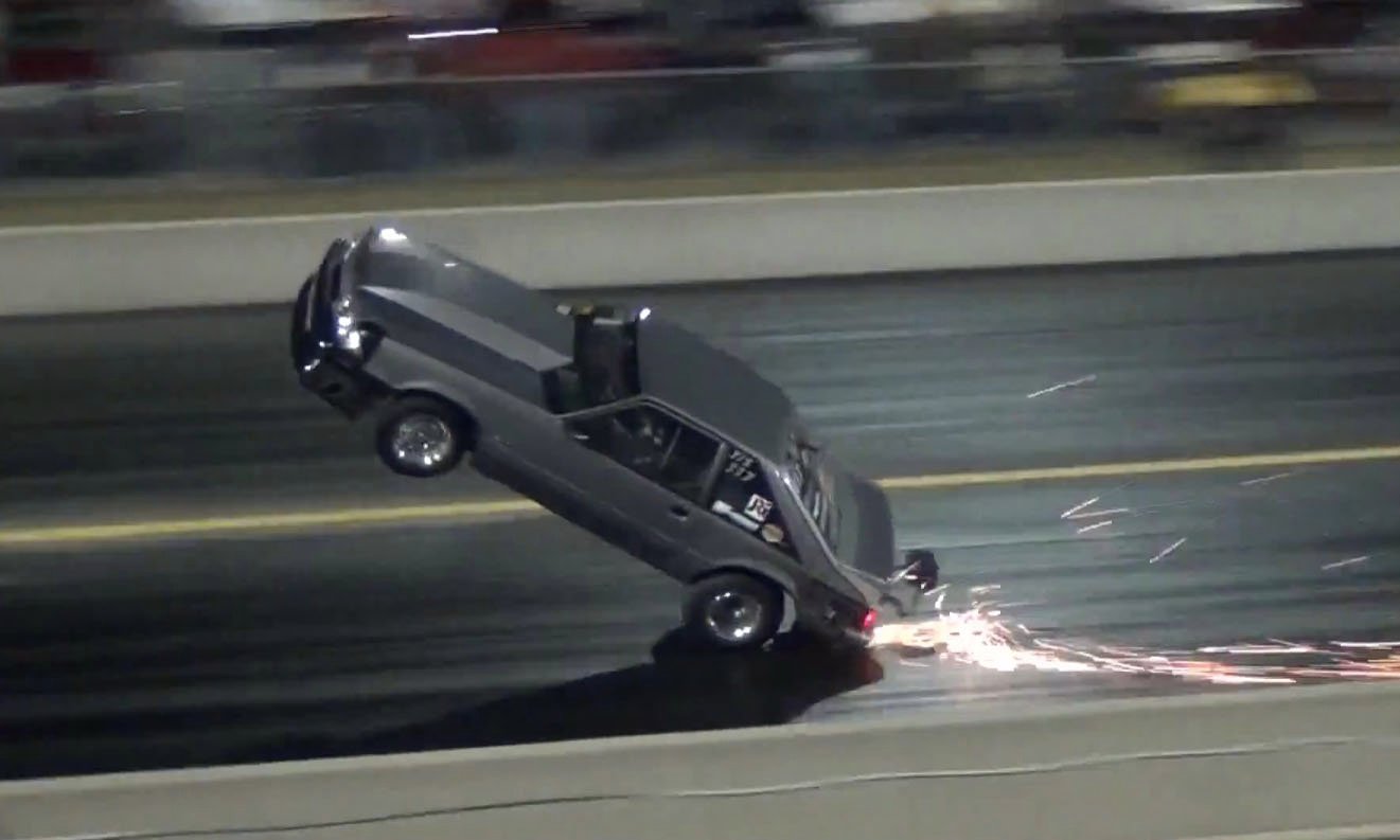 Video: Kevin Neal's Wild Wheelstand And Pirouette Crash At SGMP