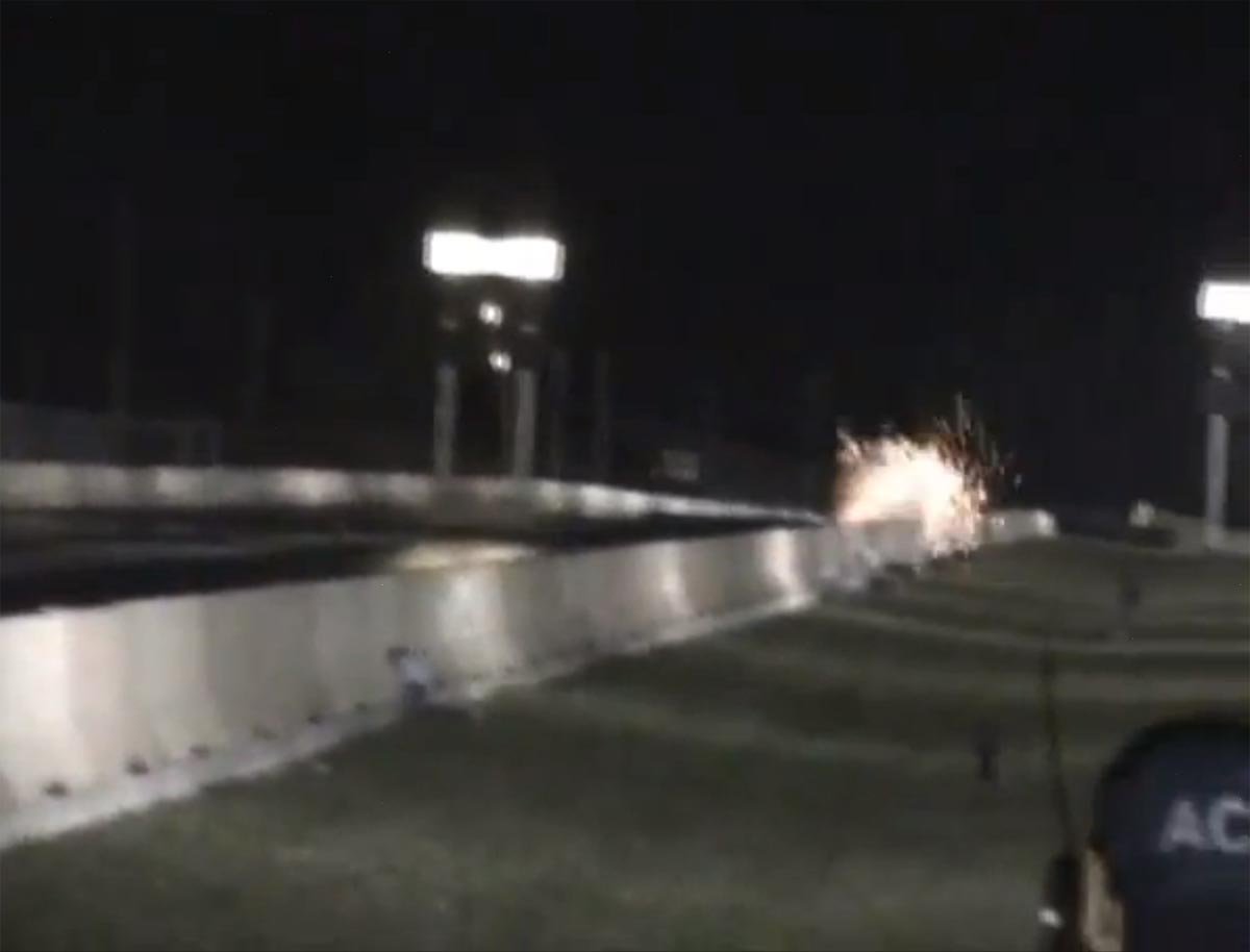 Video: Larry Rhodes Crashes At Cecil County Street Car Shootout