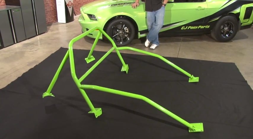 Video: CJ Pony Parts Installs A 6-Point Roll Bar On 2013 Mustang GT