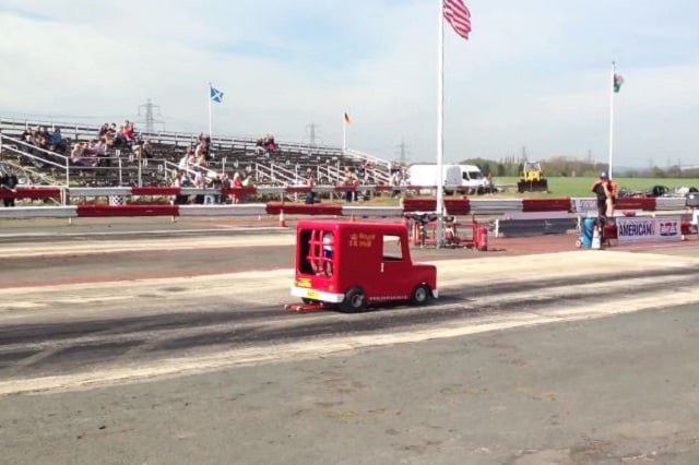 Video: Mustang Versus The Miniature 'Postman Pat' Van