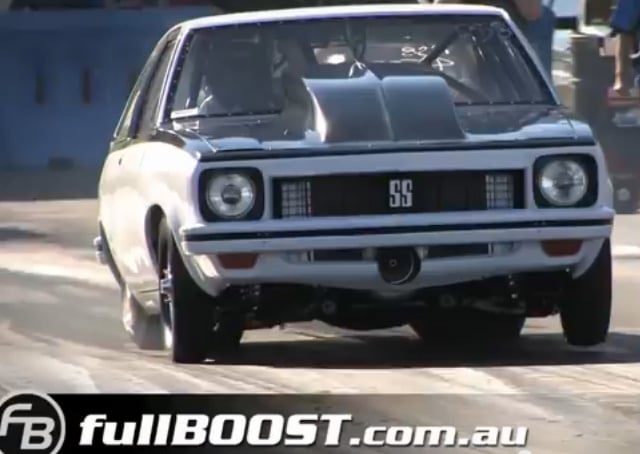 Video: Blown 7-Second Holden Torana Hikes The Wheels And Hauls Ass