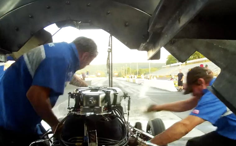 Video: Scary, Near-Disaster Nostalgia Funny Car Incident