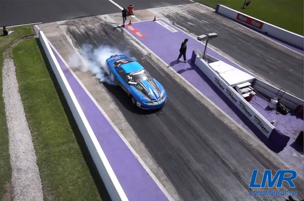 Late Model Engines' Wild Engine Build and Aerial Dragstrip Video