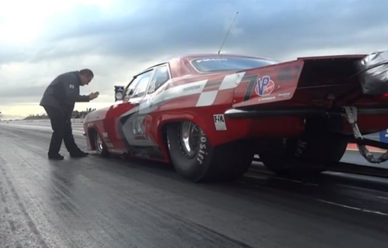 Video: Andy Frost's Red Victor 3 Sets Another Street Legal Record