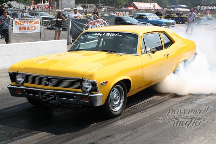 Clyde Carlson's 'Sleeper' 9-Second LSX Pump Gas Nova