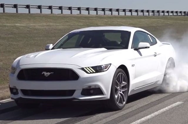 Video: 2015 Mustang Features “Line Lock” For Perfect Burnouts