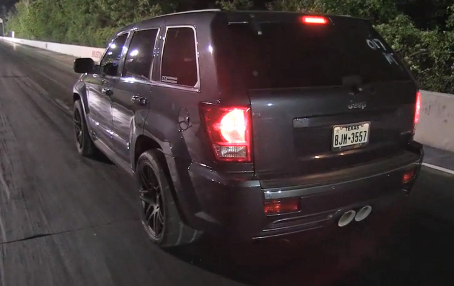 This Turbocharged 1,100 HP Jeep SRT8 Runs In The 9's!