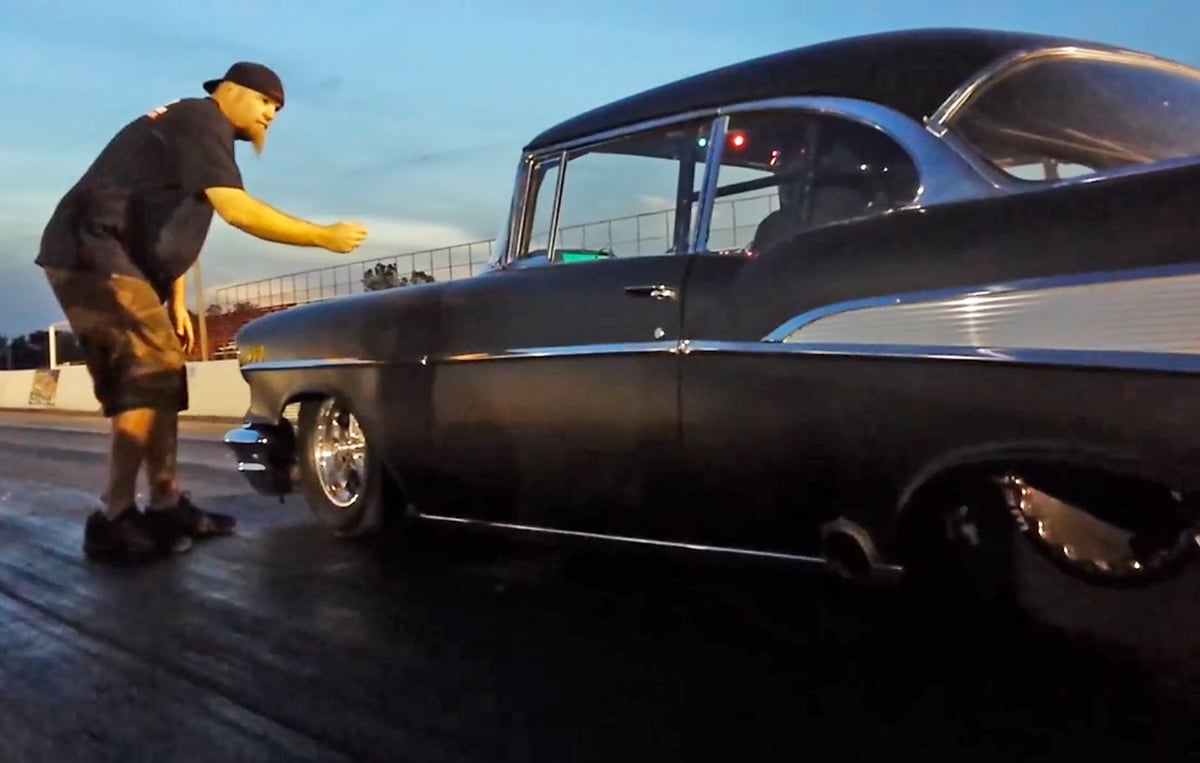 Jeff Lutz Shakes Down The New 'Evil Twin' 1957 Chevy In Oklahoma