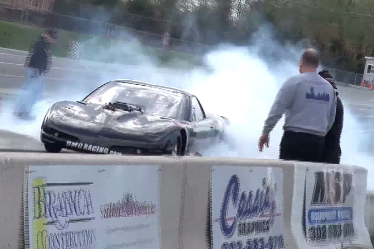 Video: Paul Major's Corvette Making Test Hits At Cecil County