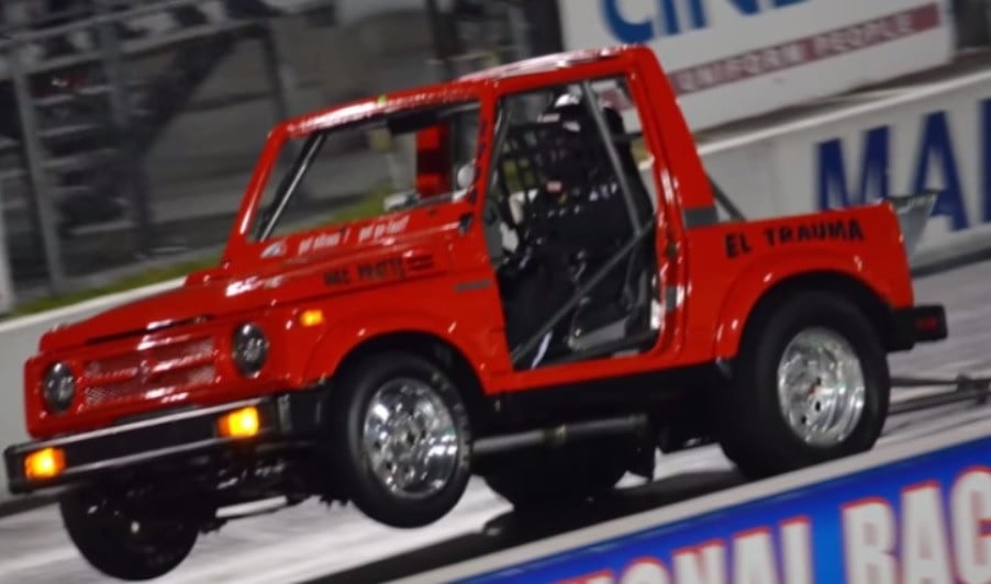 Video: V8-Swapped Suzuki Samurai Cranks Off The 10-Second Runs