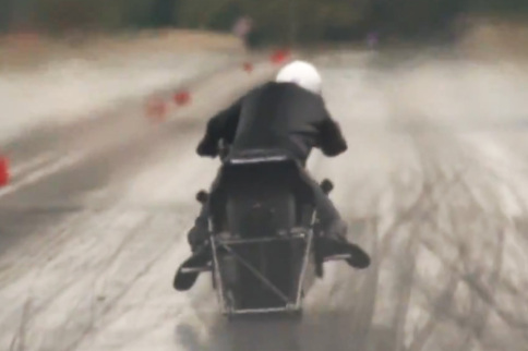 Video: Nitro Harley Rider Crashes At Norwalk Shakedown, Walks Away