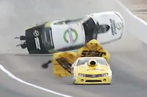 Video: Pro Stock Racer Deric Kramer's Scary Rollover Crash In Vegas