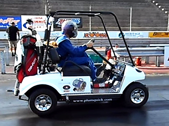 Video: Golf Cart Rips Off World Record 12-Second ET At 118 MPH!