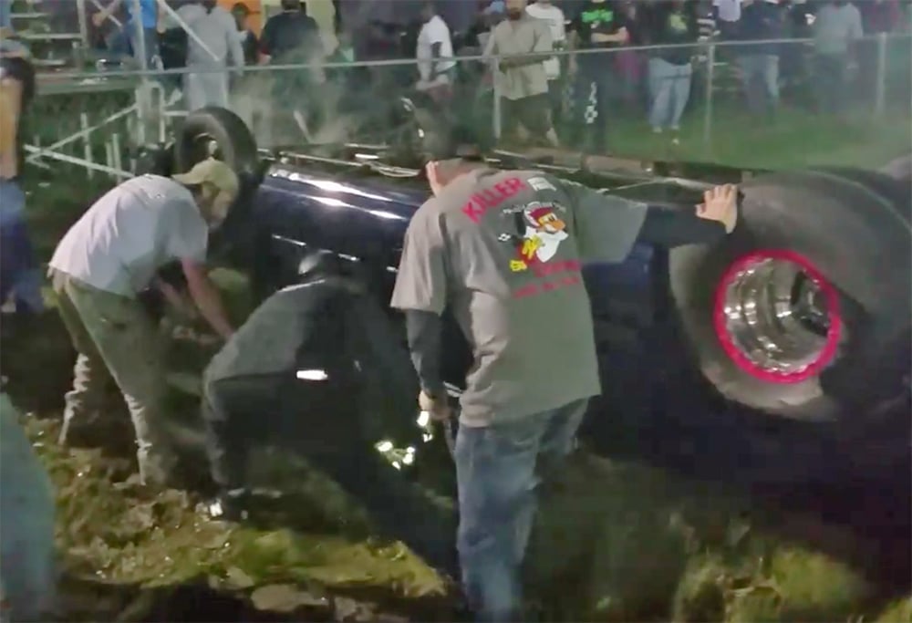 VIDEO: Tina Pierce Uninjured In Frightening Crash In Louisiana