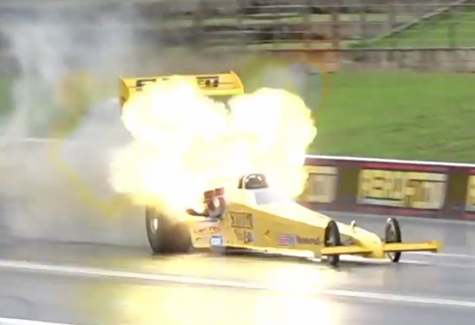 Video: Aussie Top Fuel Racer Terry Sainty Lights The Afterburners!