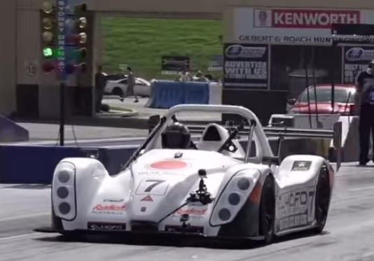 ELMOFO Electric Road Racing Car Runs 10's Down Under