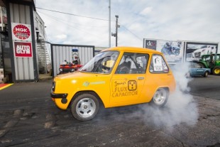 Tiny Enfield EV Converted Into 12-Second Electric Drag Car