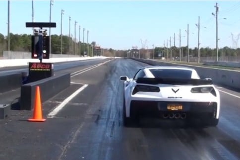 Video: Stock C7 Z06 Automatic Runs 10.42 on Factory Tires