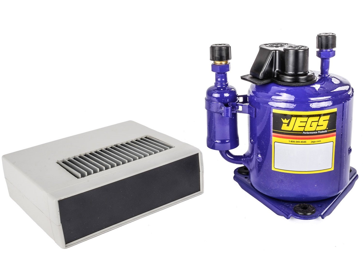 JEGS Introduces Remote Mount Electric A/C Compressor - Dragzine