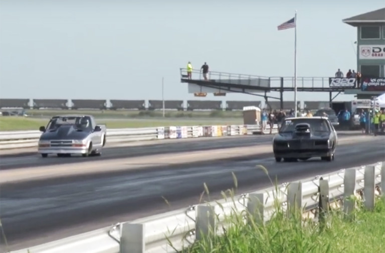 Video: Larry Larson Goes No-Prep Racing With 5-Second S-10 Pickup