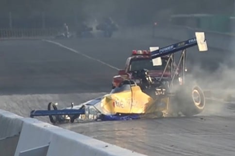 Video: Australian Peter Xiberras' Wild Top Fuel Dragster Crash