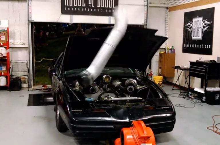 Video: Pontiac Hurls A Charge Pipe Into Crowd During Dyno Pull!