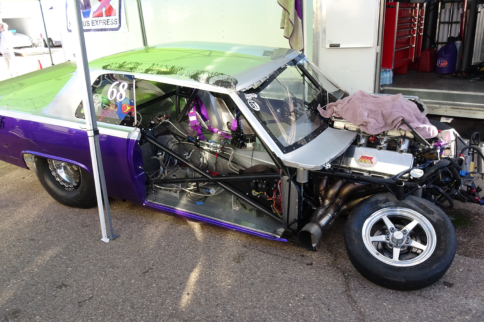 Randy Williams Crashes Big Tire Valiant At Street Outlaws Arizona