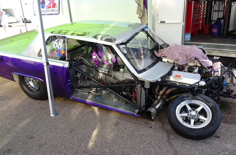 Randy Williams Crashes Big Tire Valiant At Street Outlaws Arizona