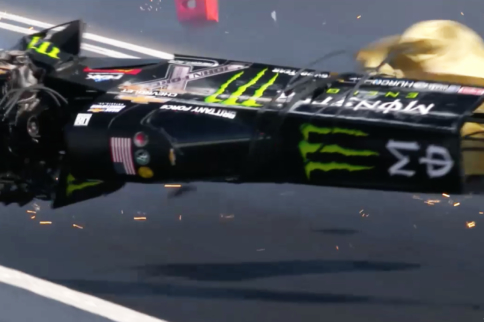 Top Fuel Champ Brittany Force Escapes Serious Injury In Pomona Crash