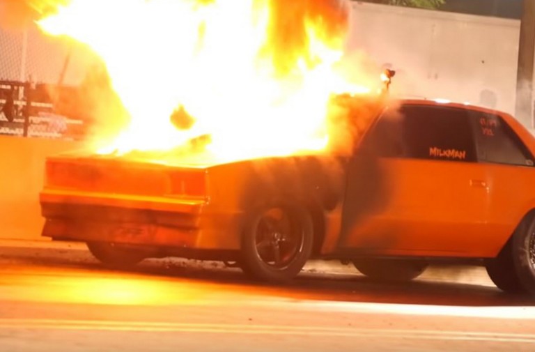 KABOOM! Grudge Car Experiences Massive Explosion And Nitrous Fire