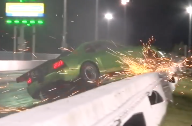Video: No-Time Racer's Night Goes From Bad To Worse