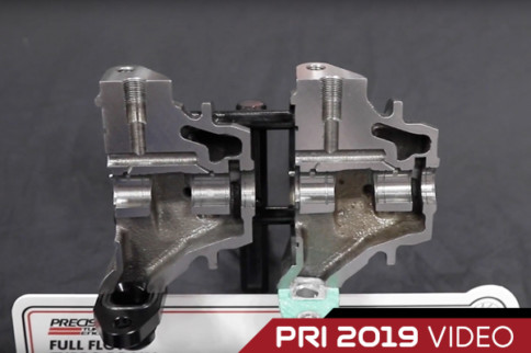 PRI 2019: Precision Turbo Fixes The Drain Flange Problem