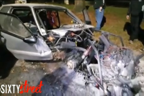 Video: Driver Walks Away From Devastating Street Racing Crash