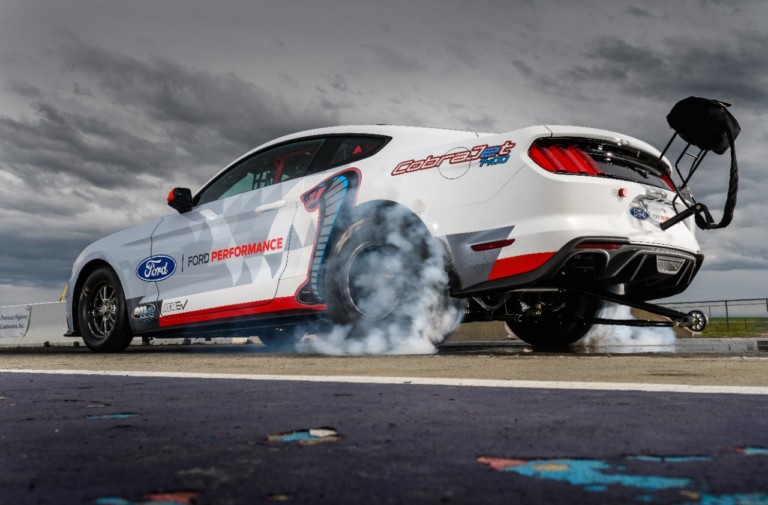 VIDEO: All-Electric Ford Mustang Cobra Jet Sets New World Record