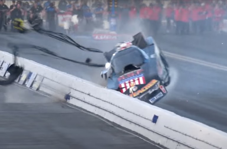 Video: Funny Car's Alex Miladinovich Goes For A Wild Ride!