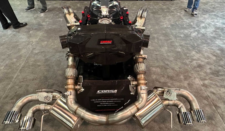 SEMA 2022: Corsa Intake And Exhaust Systems Let Your C8 Breathe