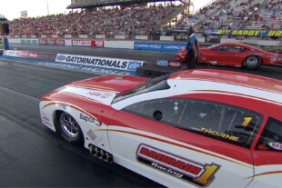 Video: Epic 2-Minute Pro Mod Staging Duel Highlights Gatornationals