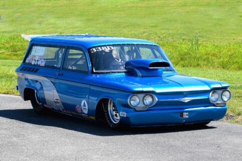 Corvair Wagon Is Now A Two-Door For The Dragstrip