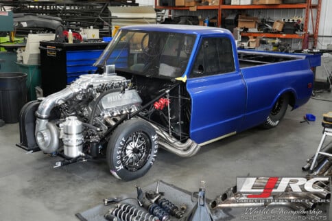LJRC Rolls Out Michael Rieck’s New Boosted Blue C10 Race Truck