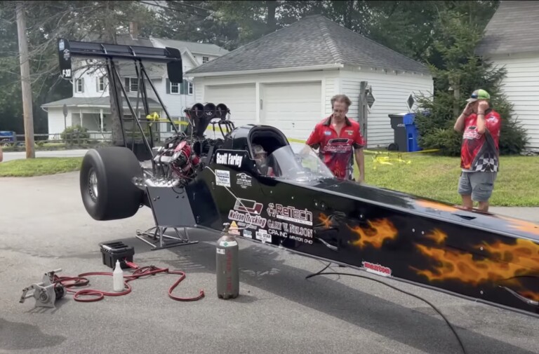 Video: Top Fuel "Throttle Whack" Gets The Neighbors' Attention